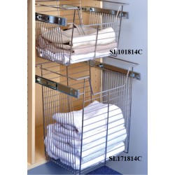 10" Deep Closet Pull Out Basket SL101814C